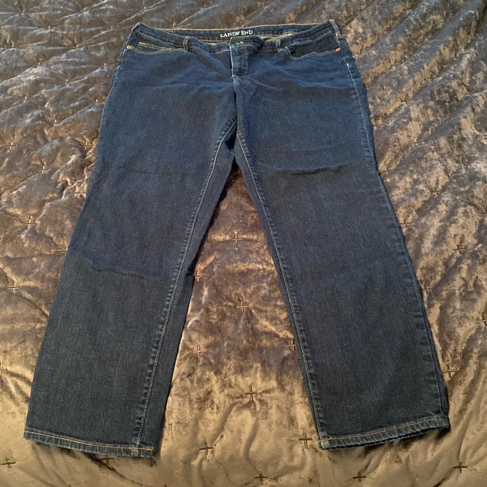 Size 20W Lands End straight leg jeans